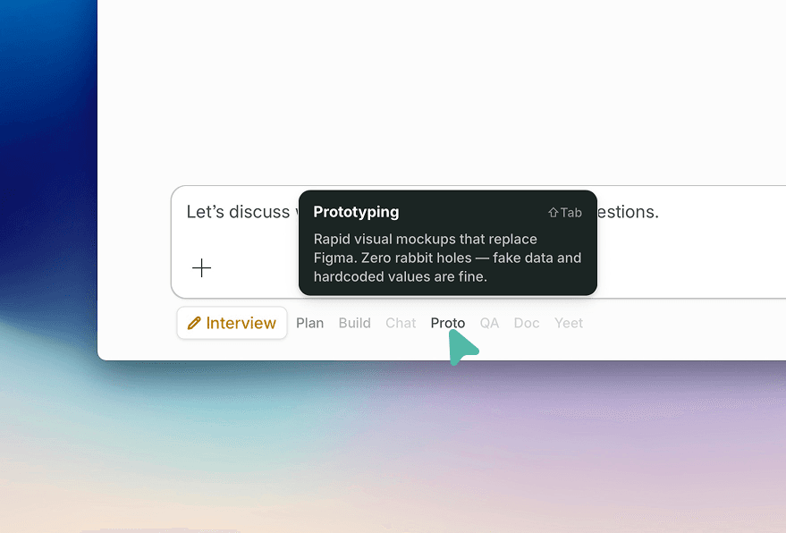 Vera Studio — dedicated modes
